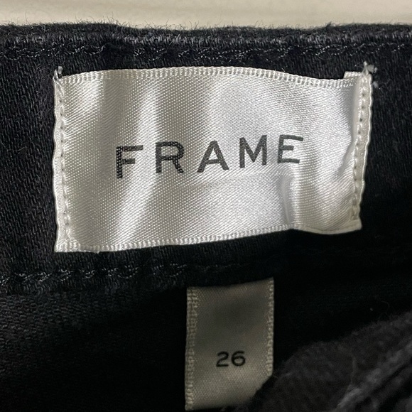 FRAME The Arrow Bootcut Jeans in Black - Picture 6 of 9